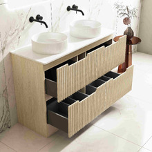 Colette 1200mm Freestanding Vanity with Stone Countertop